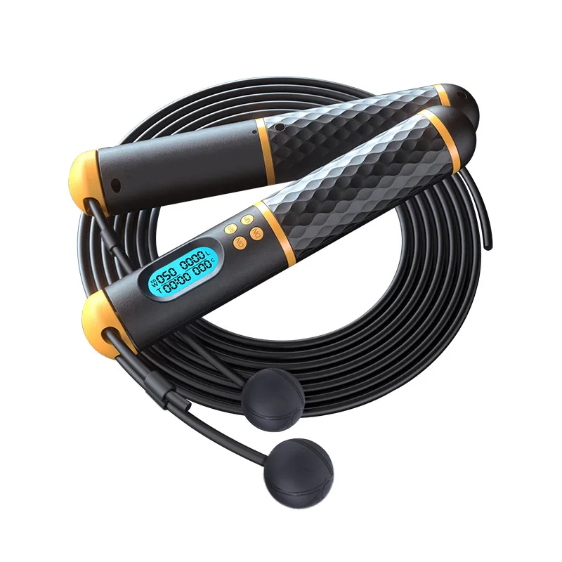 2 In 1 Multifun Skipping Rope With Digital Counter Speed Ball Bearings And Non-slip Handles Jumps And Calorie Count
