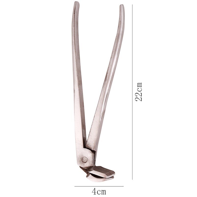 1pc platta tänger handgjorda läder kantjustering krymptänger läderpåse tyg tång diy handverktyg fixering tång: Armbåge