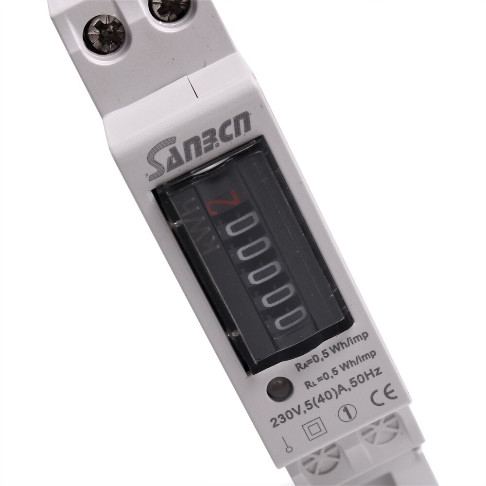 5(40A) 230V 50Hz good single phase energy meter high precision watt meter electric meter counter/ LCD option