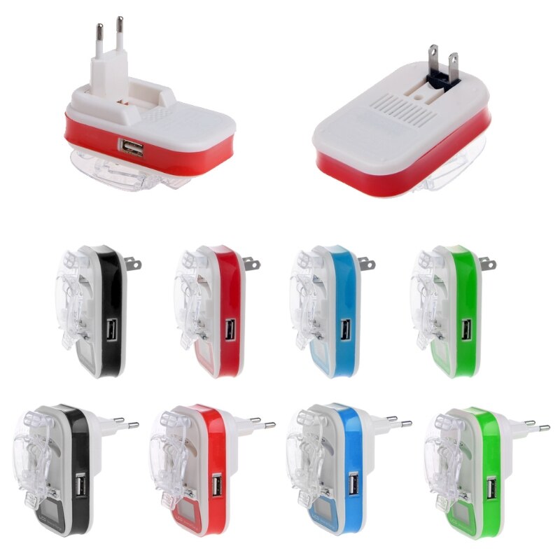 Ootdty Usb Universal Battery Charger Lcd Indicator Scherm Eu/Us Plug Voor Mobiele Telefoons