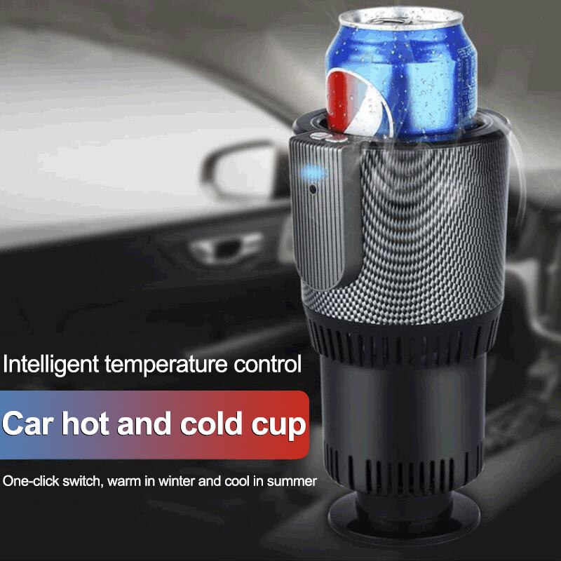 2 In 1 Auto Verwarming Koeling Cup Auto Kantoor Cup Warmer Cooler Smart Auto Cup Beker Houder Tumbler Koeling Drank blikjes