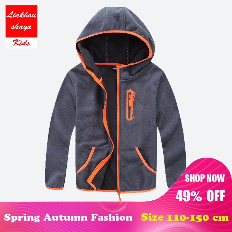 Liakhouskaya – veste polaire pour enfants, vêtements à coque souple, printemps, automne, 4-15 T,