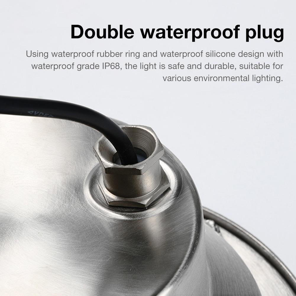 Onderwaterverlichting led onderwater 12v zwembad schijnwerpers lage druk 3w aquarium kleurrijke fontein waterval aquarium lamp