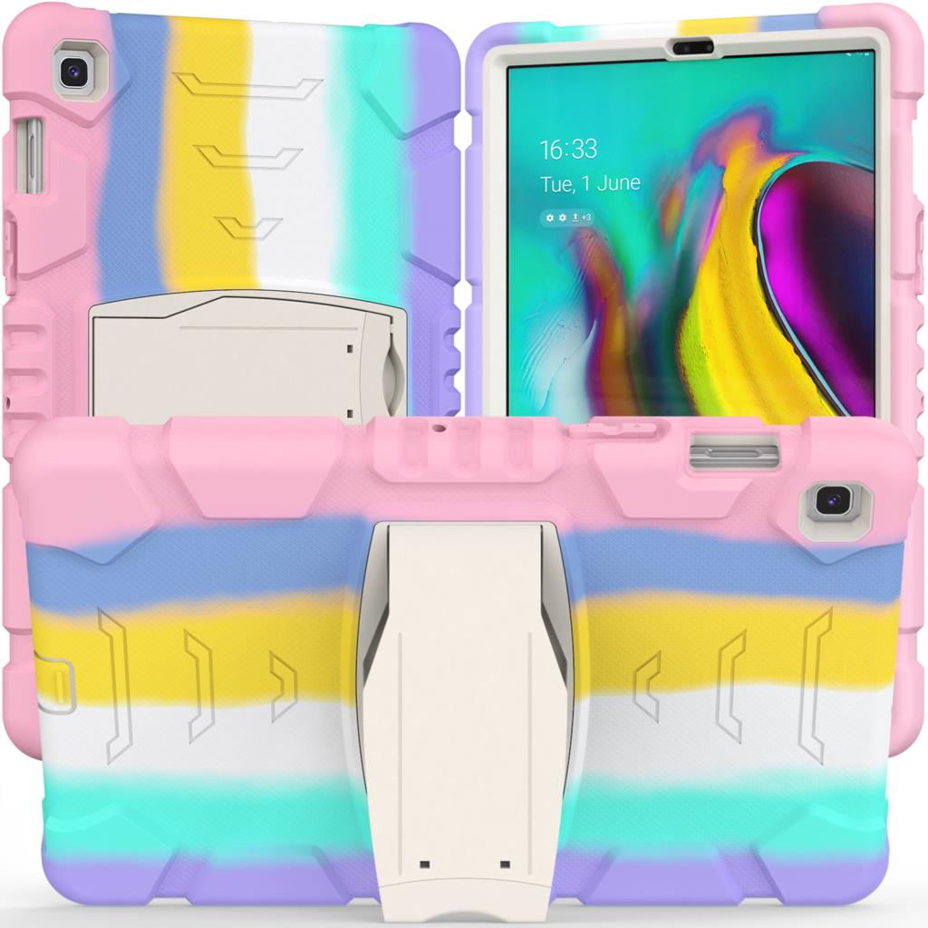 Coque pour Samsung Galaxy Tab S5e 10.5 pouces SM-T720 SM-T725, armure de sécurité pour enfants, antichoc, support hybride en silicone pour tablette
