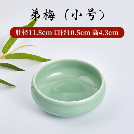 Schrijven Penselenbakje Pot Keramische Wassen Kopje Thee Wassen Kom Schilderen Borstel Wassen Kommen 1Pc: 11.8cm dm