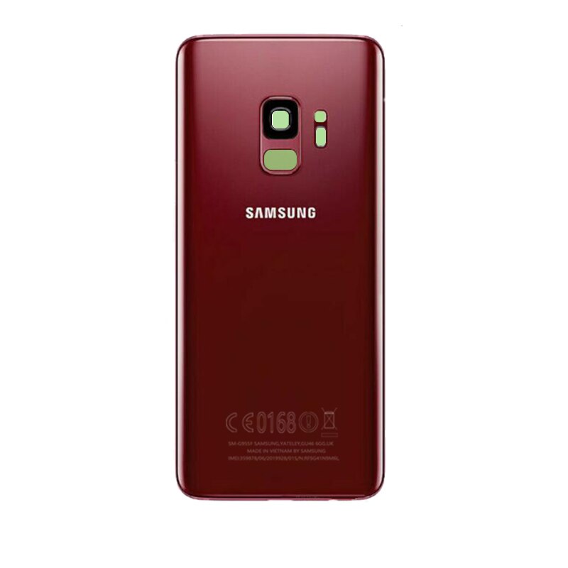 Oryginalna tylna szyba do SAMSUNG Galaxy S9 G960 G960F/S9 + S9 Plus G965 G965F pokrywa baterii obudowa na tył telefonu z obiektywem aparatu