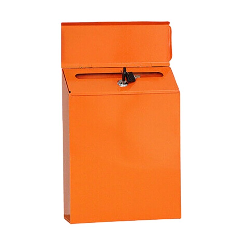 1Pcs Modern Mailbox Comment Letter Deposit Suggestion Box Secured Payments Key Paperwork Secure Postbox Decor