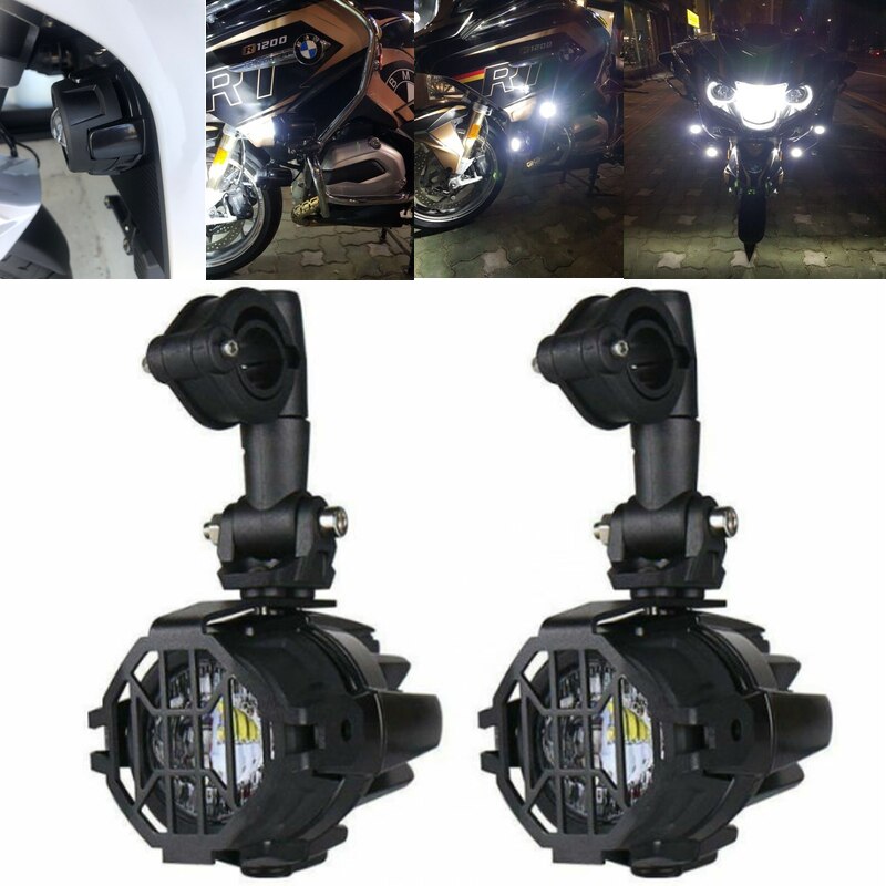 Moto LED antibrouillard pour BMW R1200GS R1250GS ADV pour Yamaha MT07 MT09 pour CRF1000L Africa Twin pour Kawasaki