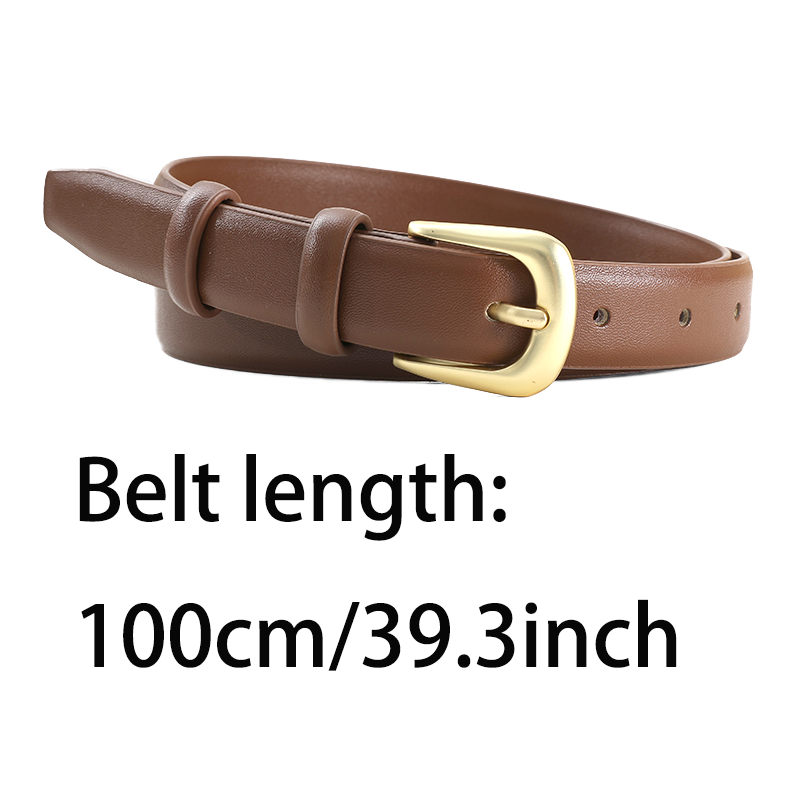 DINISITON 1 pièce ceinture dames simple ceinture décorative noir avec ceinture en jean adaptée à un usage quotidien et à l'emploi