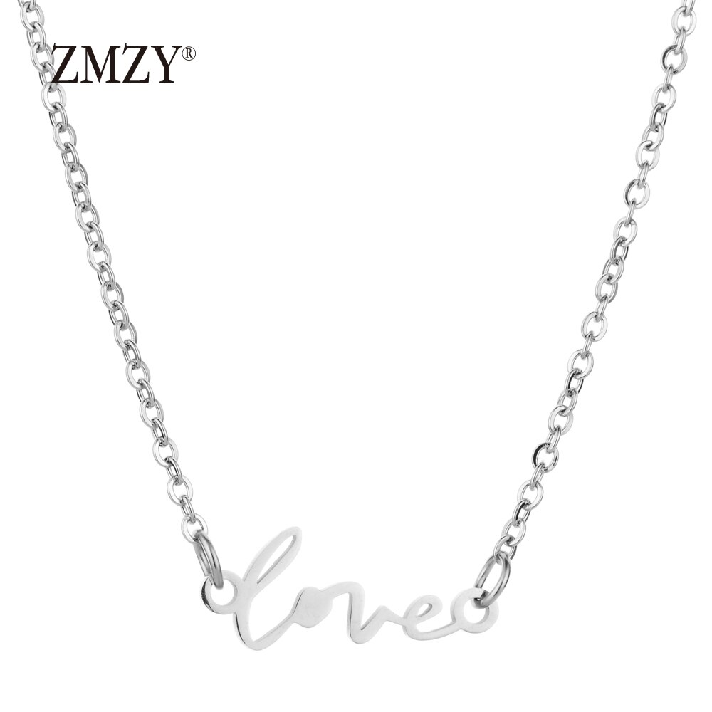 ZMZY złoto srebro kolor 316L ze stali nierdzewnej stalowy wisiorek naszyjnik kobiety biżuteria Boho łańcuch Colar Choker naszyjniki moda artystyczna: KD040