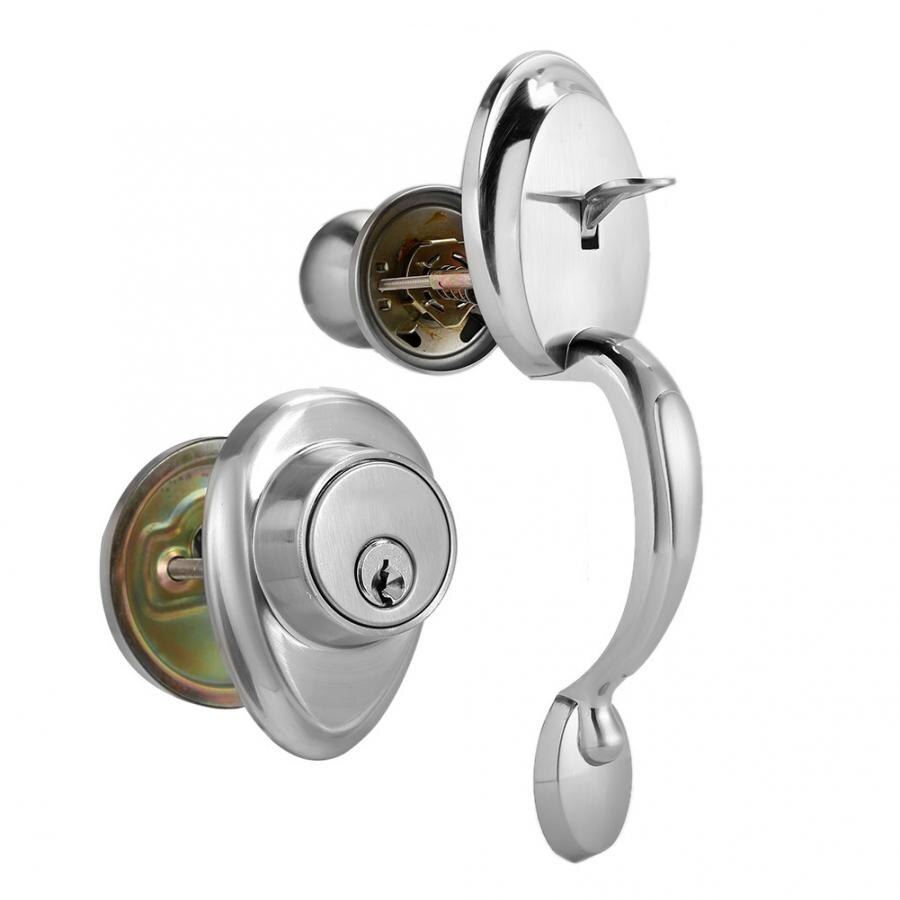 Single Head Safety Handle Door Lock Mechanical Key Household home door lock