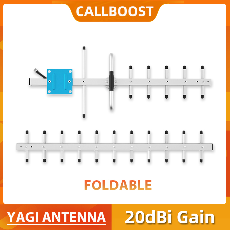 Callboost antena Yagi 20dbi dla wzmacniacza komórkowego gsm 2g 3g 4g sieci mobilny wzmacniacz sygnału 4g antena sygnałowa 698-2700 mhz