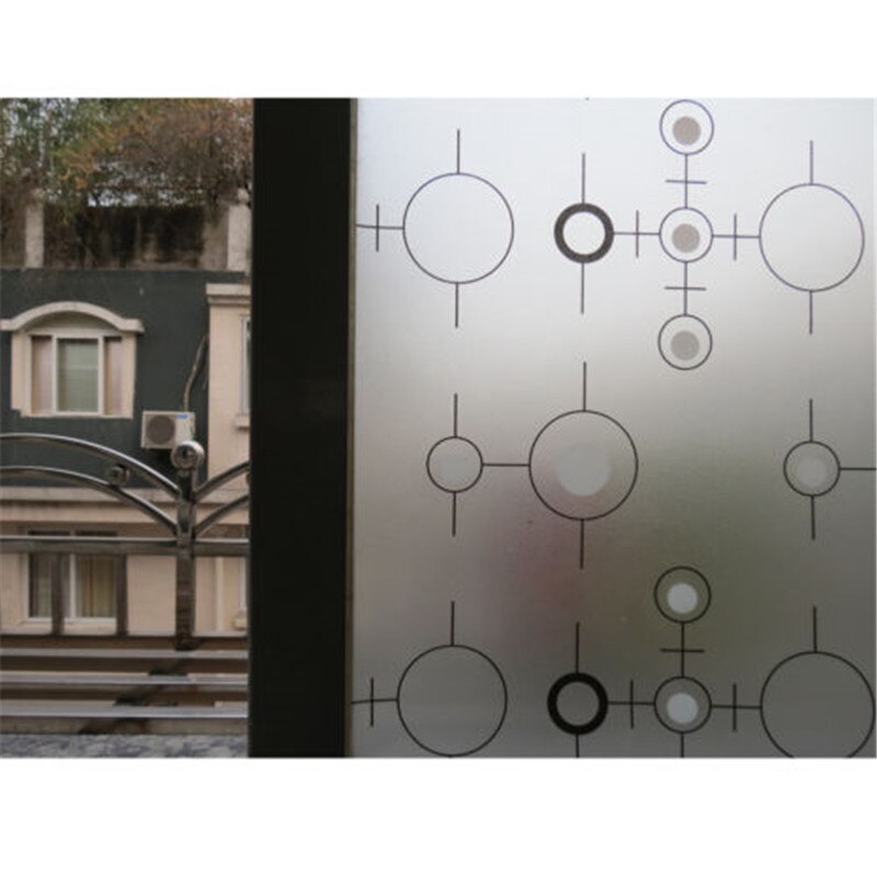 PVC Waterproof Door Wall Window Stickers Home Decor Privacy Film Room Bathroom Home Glass Sticker Frosted 2M x 45CM