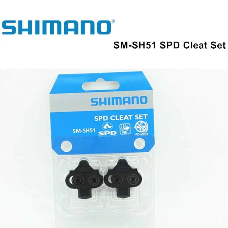 sh51 sh56 SPD Cleats Pair Single Release/ Multi-Release Pedal Cleats w/ Cleat SM-SH51 SM-SH56 Nut Plates Float Mountain
