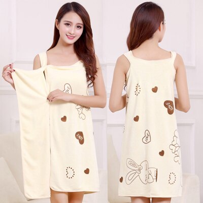 Serviette de bain absorbante enveloppée poitrine peignoir de bain serviette de bain en coton pour femme adulte doux non pelucheux jupe de bain à séchage rapide: 4