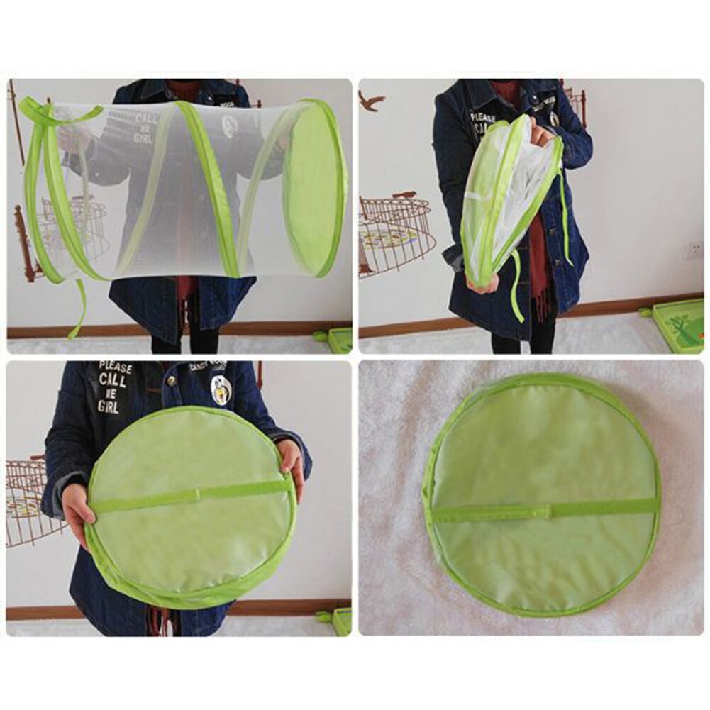 Mini Butterfly Housing Habitat Insect Mesh Cage Bug Terrarium Praying Mantis Stick Insect Butterfly Cylindrical Popup Cage