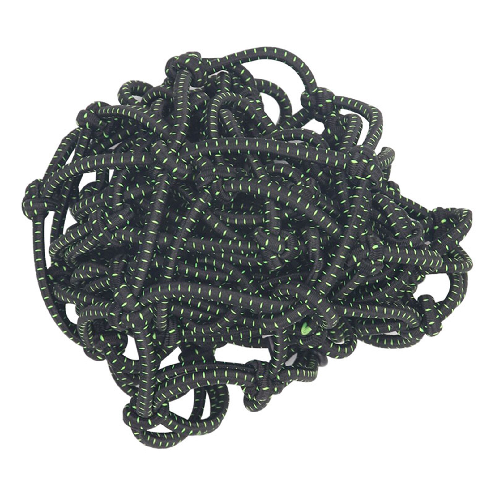 Large Capacity Motorcycle Helmet Mesh Net Motorcycle Cargo Net Protective Gears Luggage Hooks Motorcycle Accessories Organizer: Black And Green