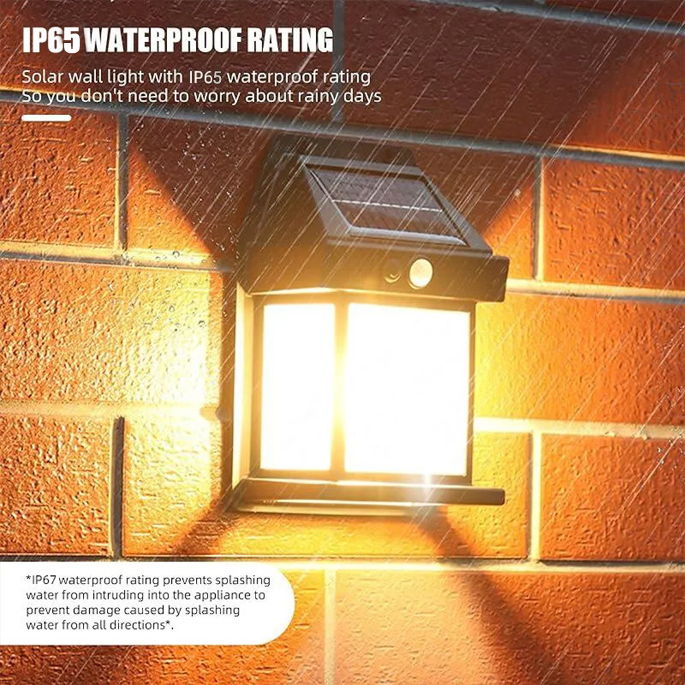 Outdoor Solar Tungsten Wandlamp LED Tungsten Lamp met Bewegingssensor Solar Tuin Decoratief Licht Tuin Villa Nachtlampje
