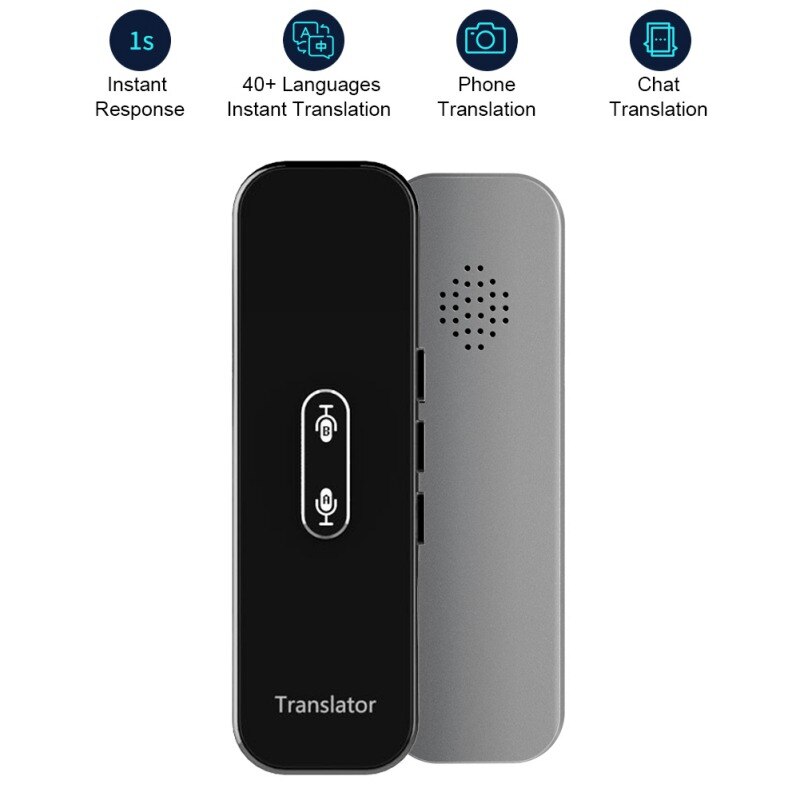 Portable Wifi Wireless Smart Translator 40 Languages Two-Way Real Time Instant Voice Translator APP Bluetooth Multi-Language