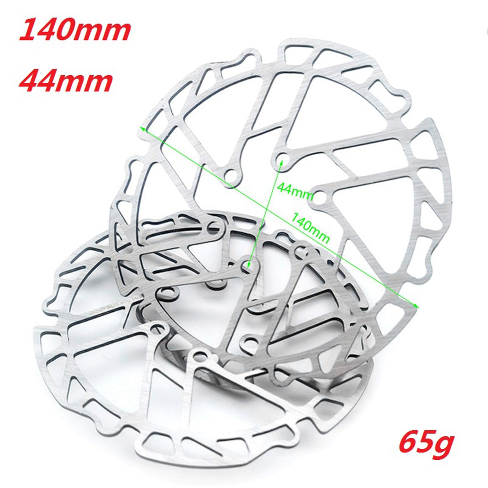 Ultralight Disc Brake Rotor 140mm 6-Bolt Bike Mechanical Disc Brake Rotor for Road Mountain Bicycles BMX MTB Bike