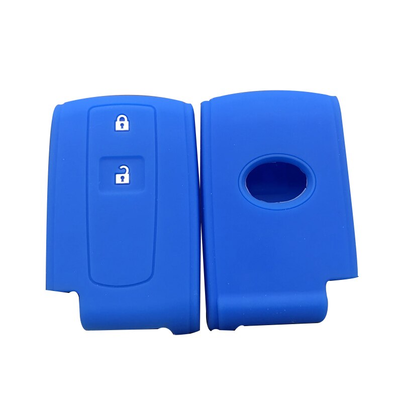 Til toyota prius passo avensis krone corolla verso silikone bil nøglebrik cover etui nøgle cover cap nøgle nøgleringe