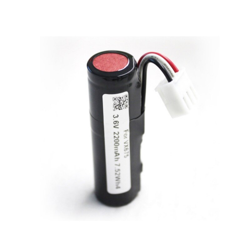 POS Battery - 2200mAh 3.6V Li-Ion - Replacement Accumulator Pack for Verifone VX675