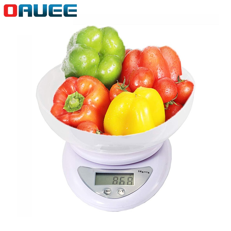 1kg 5kg Mini Kitchen Electronic Scale Home LCD Electronic Scales Kitchen Cooking Scale Digital Scale Kitchen Baking Food Scale