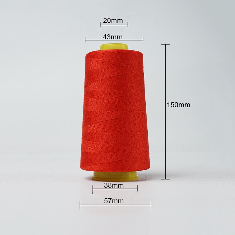 3000Yards 40S/2 100% Polyester Garen Naaigaren Roll Machine Hand Borduren Duurzaam Voor Thuis Naaien Accessoires