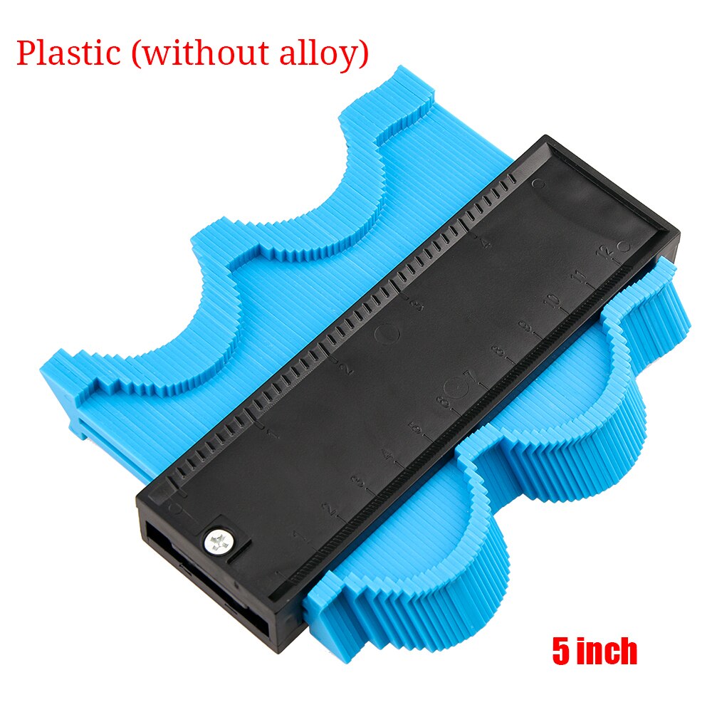 5/6/10 Inch Contour Gauge Profile Duplicator Wood Marking Tool Tiling Laminate Tiles Tools Profile Measuring Tools: 5 inch blue