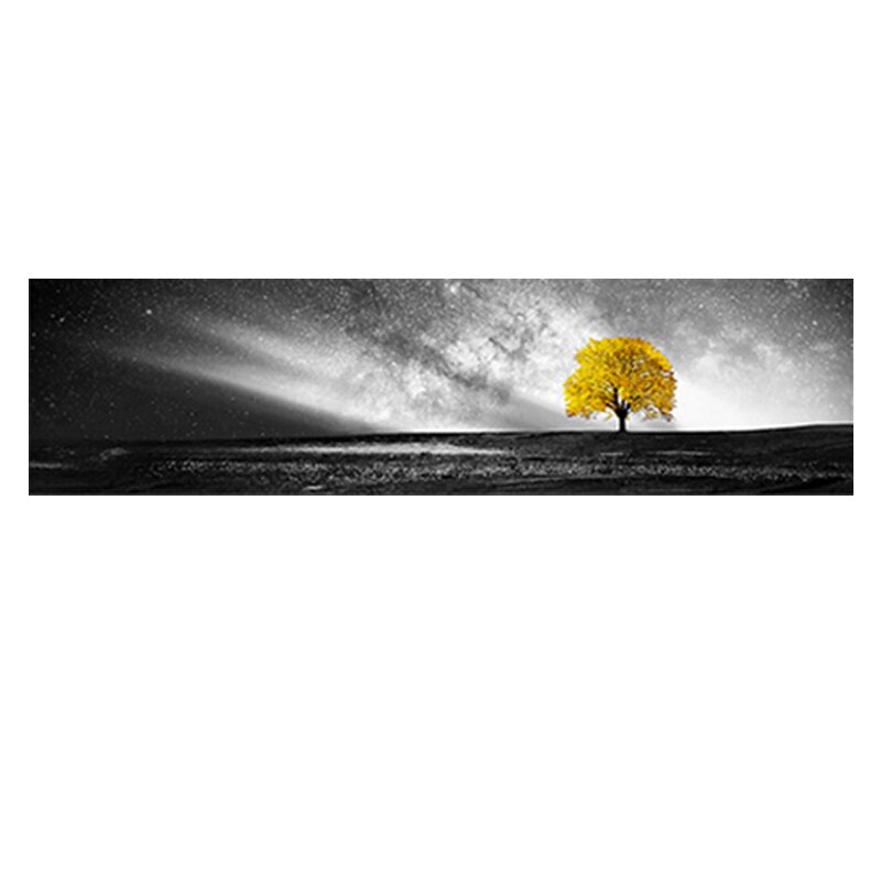 Moderne Foto 'S Zwart En Wit Landschap Schilderen Wall Art Bomen Foto 'S Voor Woonkamer Posters en Prints Canvas Foto 'S: 30x120cm / tree2