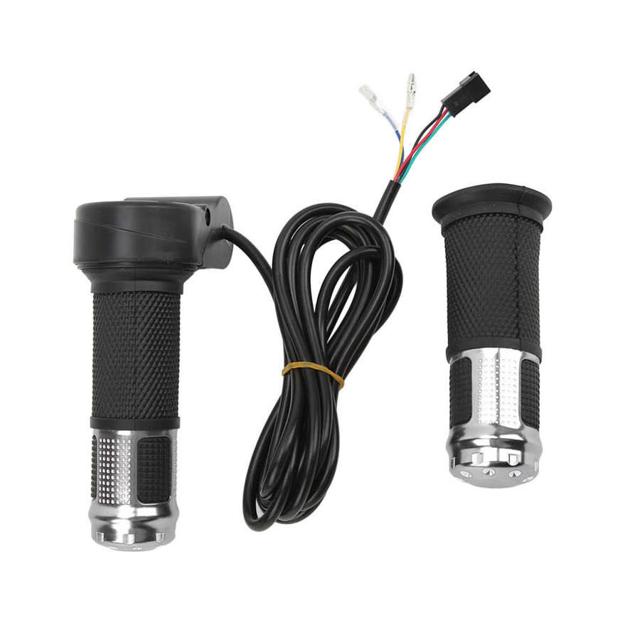 Acelerador de giro para bicicleta eléctrica, 5 cables, mango de acelerador