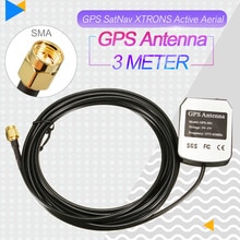 Antena de GPS para coche 3m, receptor GPS automático, antena remota activa, conector adaptador aéreo, 1575,42 MHz, conector SMA