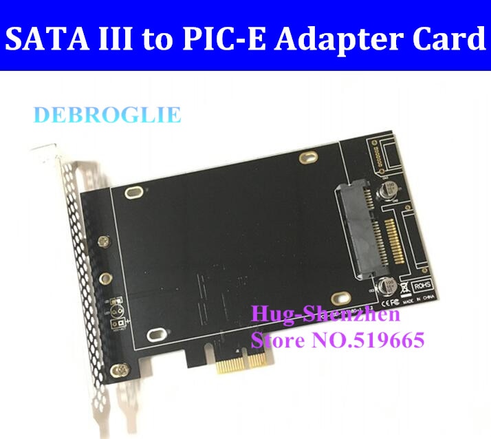DEBROGLIE-DB SATA III A PCIe tarjeta adaptadora de SSD para mac pro, dispositivo de alta velocidad para mac pro 3,1-5,1 OSX 10,8-10,14