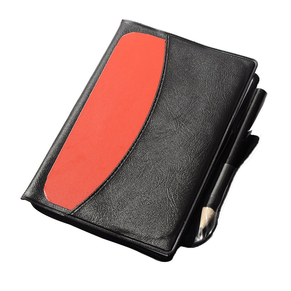 Referee Card Set Durable Portable Referee Whistle Red And Yellow Cards Judge Flipping Card for Referee Football Mat