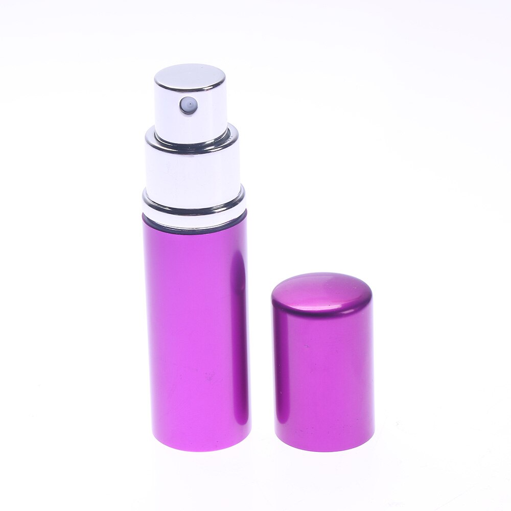 Ronde Parfum Fles 10 Ml Navulbare Verstuiver Parfum Aluminium Fles Spray Lege Cosmetische Containers Voor Reiziger Make-Up