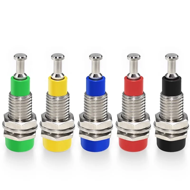 10 STKS 2 MM Banaan Socket Binding Post Moer Banaanstekker Jack Elektrische Connector Terminal Testgat