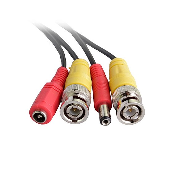 DVRs coaxial Cable 10M/20M /30M CCTV Video Power BNC Cable DVR Wire Cord + DC plug Power extension cable for CCTV Camera and