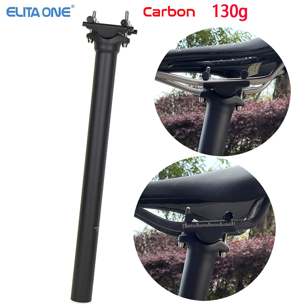 Asiento de fibra de carbono para bicicleta, Sillín para carretera/Mtb, Sillín para bicicleta, 135g UD mate 27,2/31,6*300/350/400mm, piezas para bicicleta