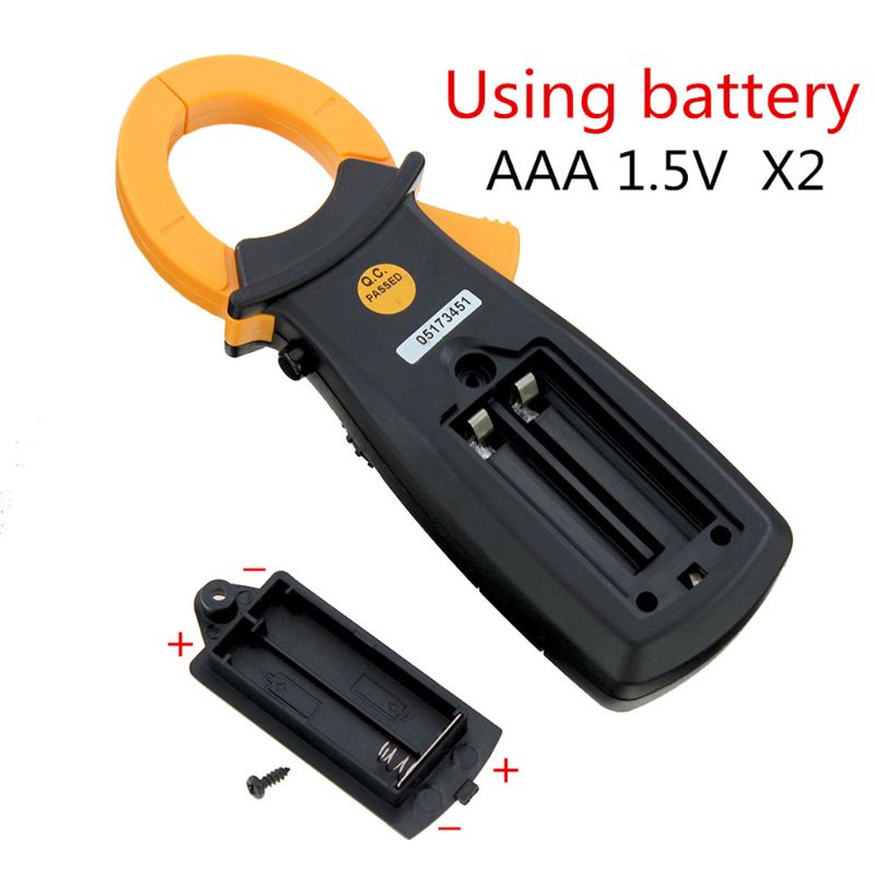 DT3266L Digital Clamp Meter Multimeter Voltage Current Clamp Voltmeter Ammeter 600A AC/DC Ohm Current Voltage Tester