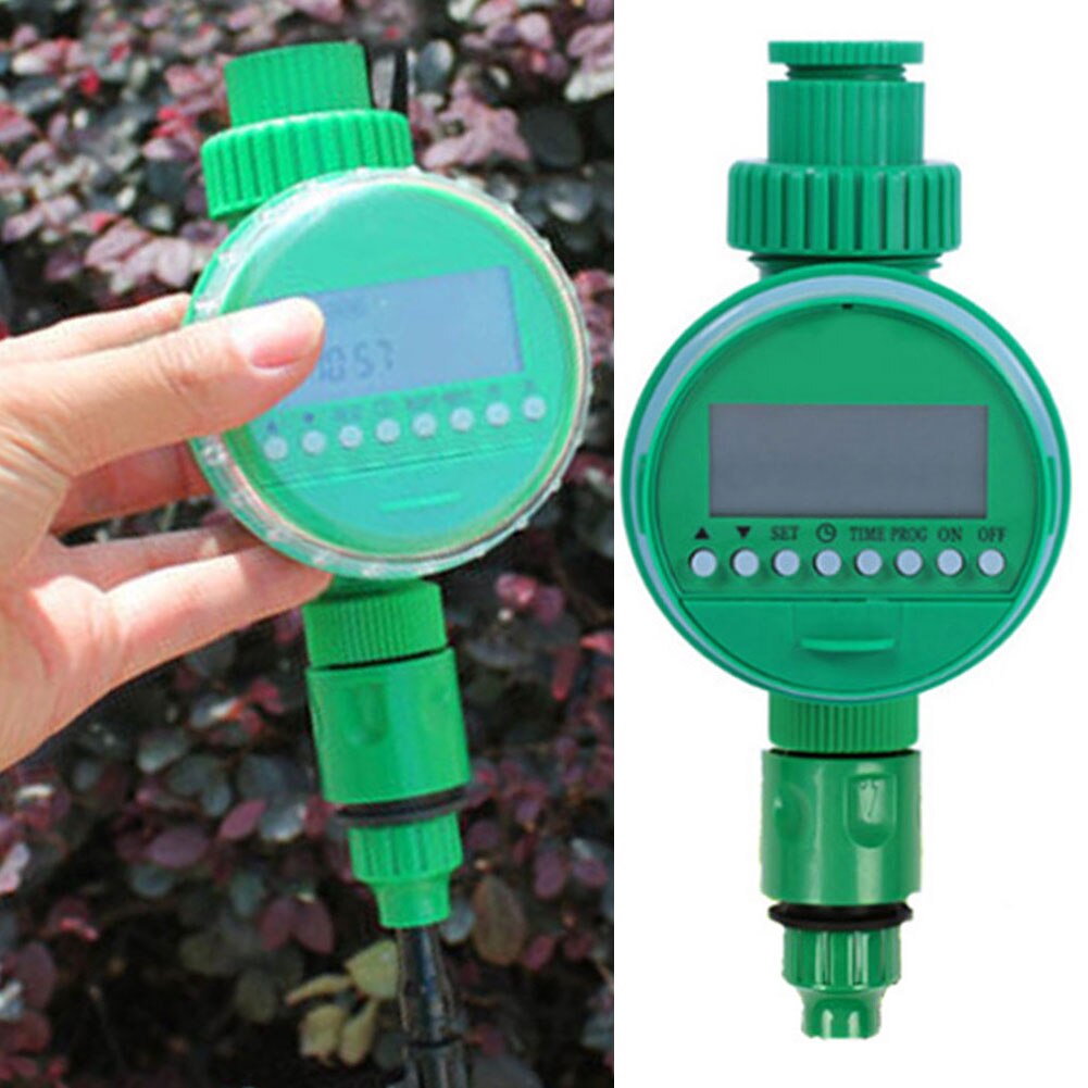 Automatic Lawn Sprinkler LCD Display Tools Drip Irrigation Water Timer Digital With Permanent Memory Function Waterproof