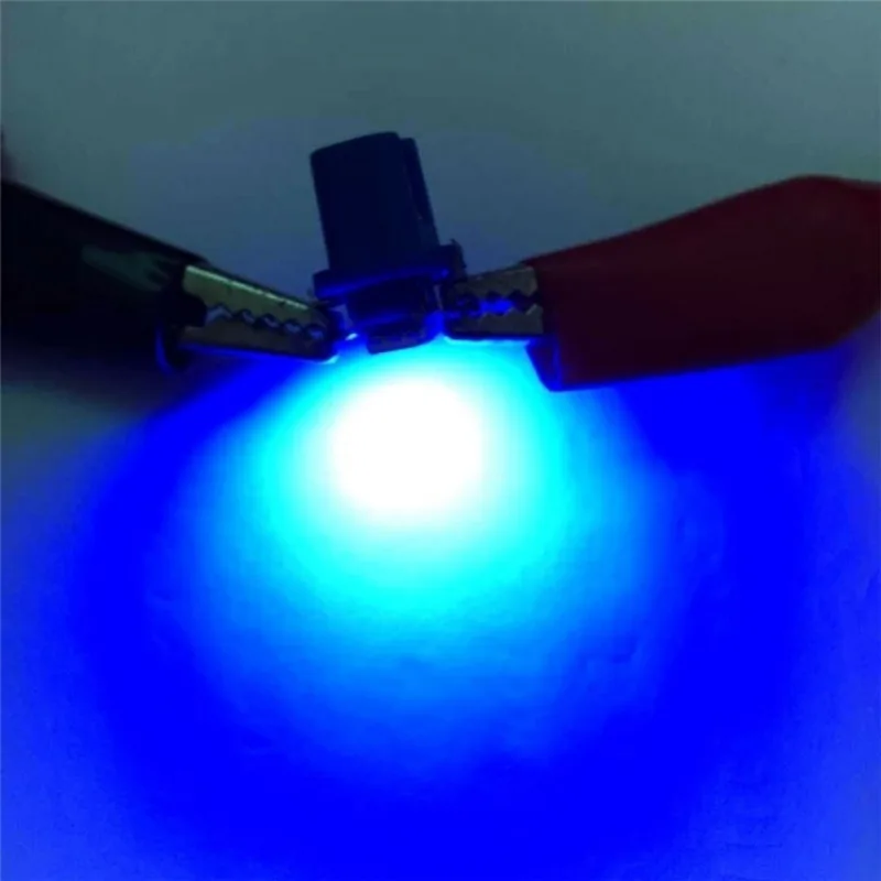 Bombillas LED T5 para coche B8.5d, luces de velocidad para salpicadero de coche, accesorios de lámpara Interior para coche, lámparas de interruptor lateral para salpicadero de 12V