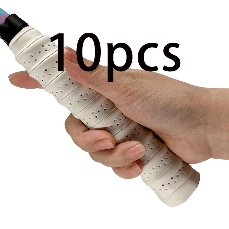 Badminton racket, tennis racket, fishing rod, universal laminated keel hand glue, anti slip racket rubber grip: WHITE