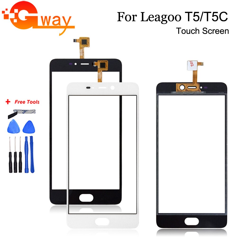 Touch Sensor Voor Glas Voor Leagoo T5 Touch Screen Digitizer Voor Mobiele Telefoon Leagoo T5C Touch Panel Met Gratis Tools