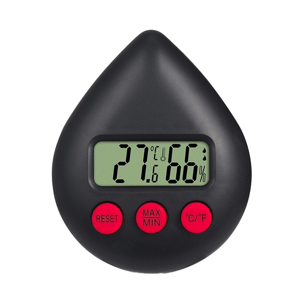 Digital Temperature Humidity Meter Indoor Electronic Hygrometer Thermometer Indoor Baby Home Temperature Measuring Tool: black