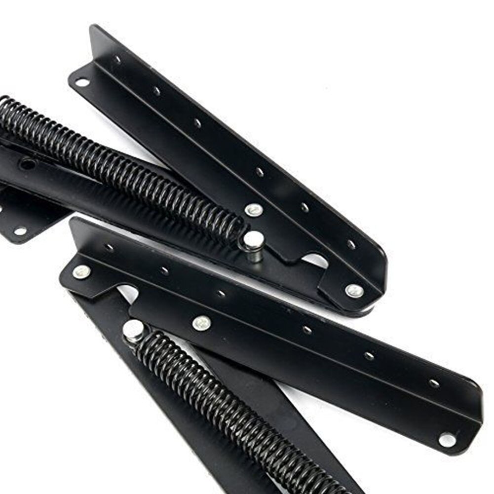 Bisagra de resorte de hierro para mesa de centro, accesorio de repuesto de fácil instalación, rodamiento de carga fuerte, plegable, DIY, elevador superior, Herrajes para muebles