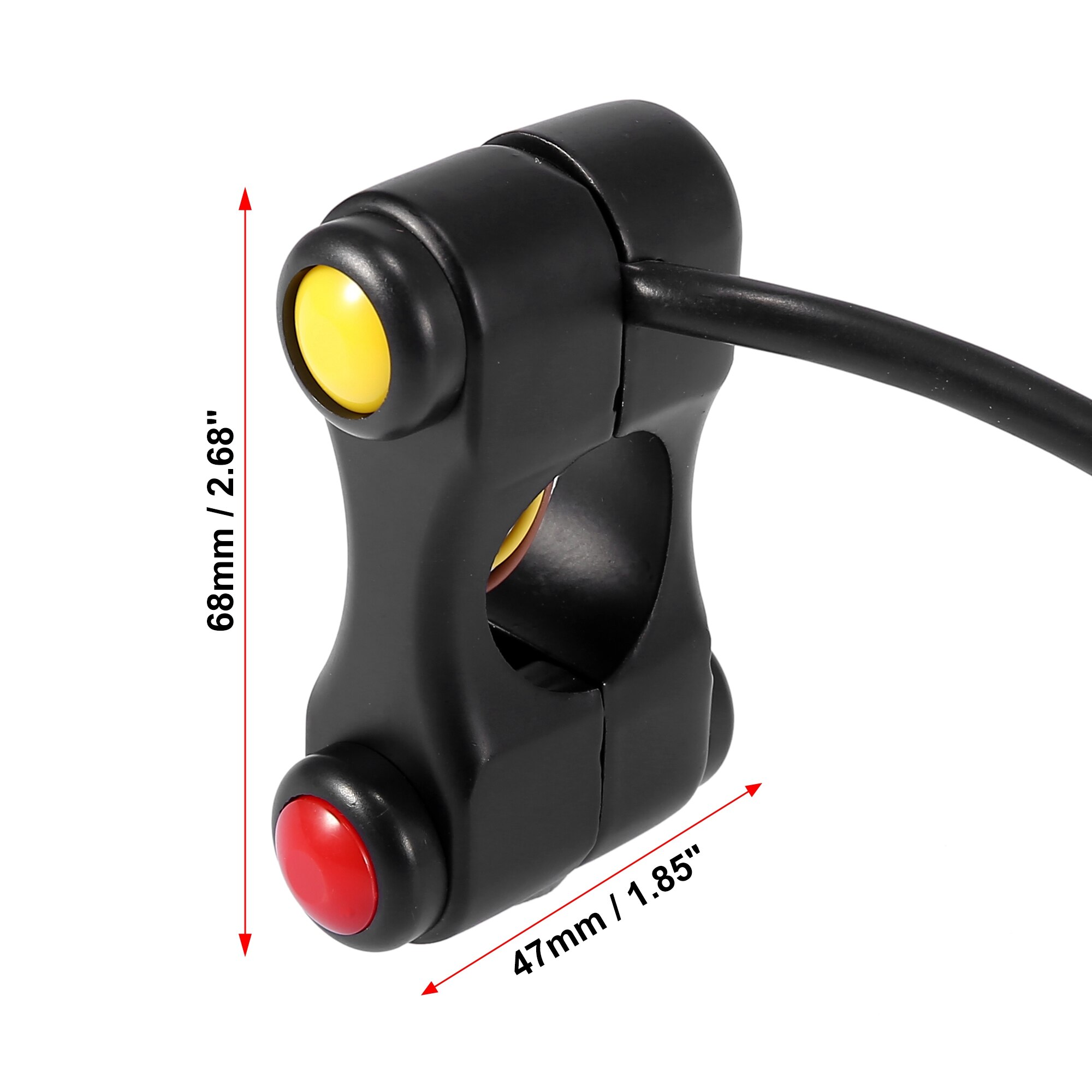 CNC Aluminium Motorfiets Stuur 1inch 25mm Koplamp Spotlight