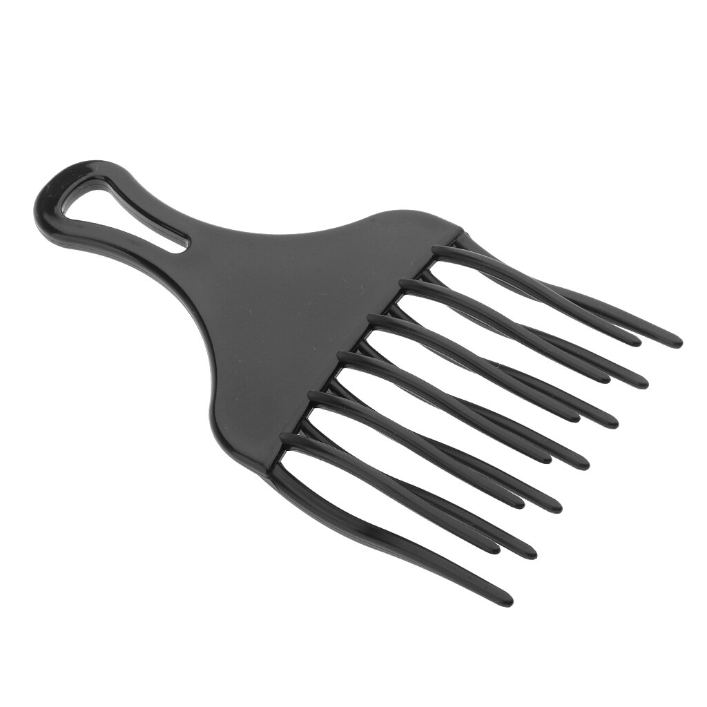 Black Wide Tooth Hairdressing Plastic Afro Comb Wig Braid Styling Lift Hair brushes
