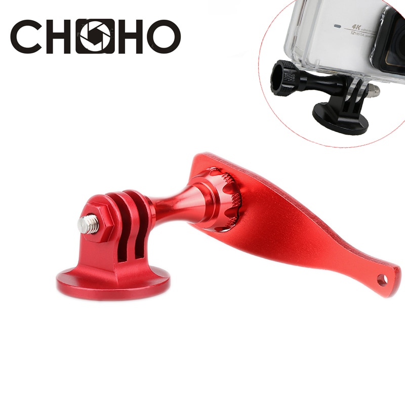 Tornillo de perno para llave de perilla de pulgar de aleación de aluminio, adaptador de trípode CNC para GoPro Hero 8 7 Xiaomi Yi SJCAM DJI, accesorios de Cámara de Acción