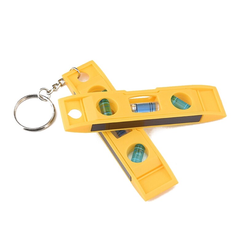 Mini 3 Bubble Level with Keychain Torpedo Magnetic Gradienter Level Measuring Tool，Plumb/Level/45-Degree Measuring Level