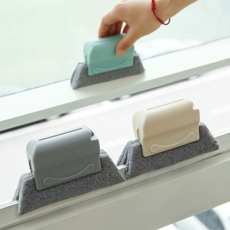 Paño de limpieza para ranuras de ventanas, cepillo limpiador de ranuras de ventanas, herramienta de limpieza de ranuras de puertas y ventanas